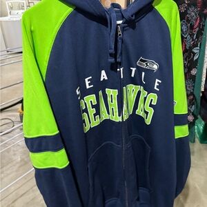 Seattle Seahawks Jacket - Navy and Green